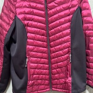 32 Degrees Women's Deep Red Puffer Jacket